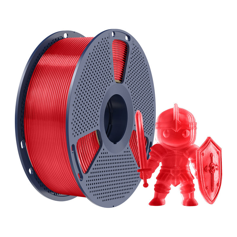 Sunlu PLA+ Filament (Transparent Red)_1