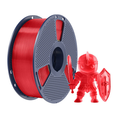 Sunlu PLA+ Filament (Transparent Red)_1