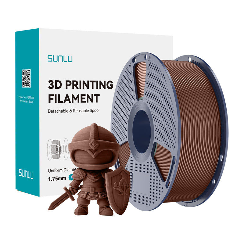 Sunlu PLA+ Filament (Chocolate)_0