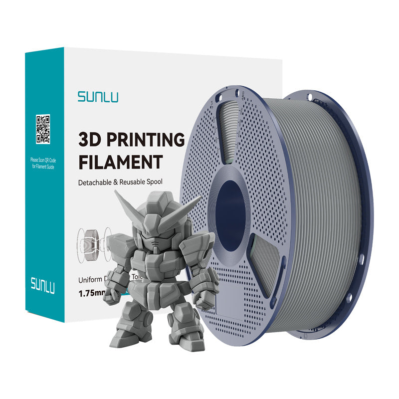 Sunlu PLA+ 2.0 Filament (Gray)_0