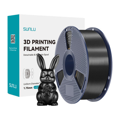 Sunlu PLA+ Silk Filament (Black)_0
