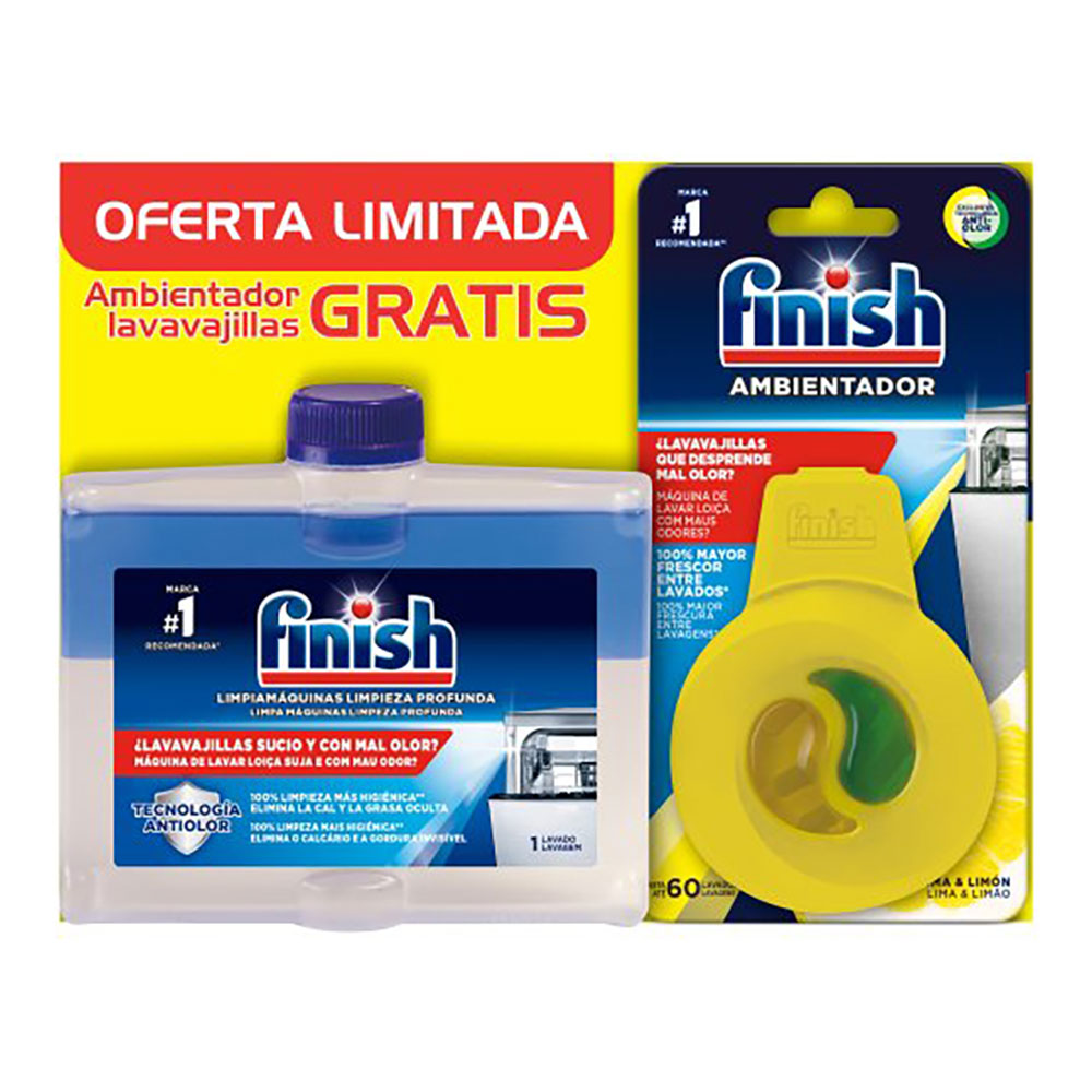 Limpa mÃ¡quina loiÃ§a 250 ml + desodorizante lima/limÃ£o_0