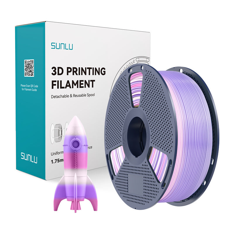 Sunlu PLA Filament (Rainbow) 03_0