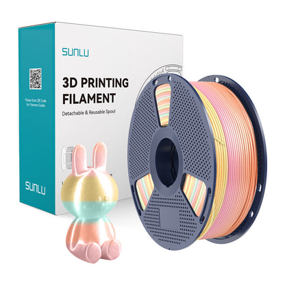 Sunlu PLA+ Silk Filament (Rainbow) 05_0