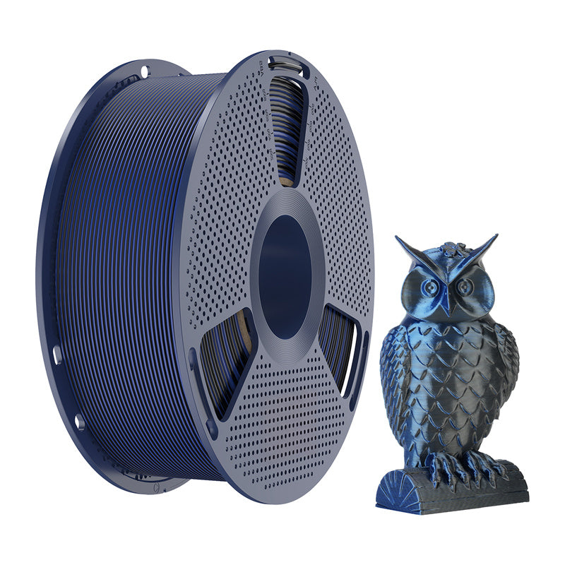 Sunlu PLA+ Silk Dual Color Filament (Black and Blue)_1