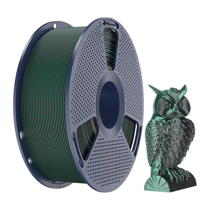 Sunlu PLA+ Silk Dual Color Filament (Black and Green)_1