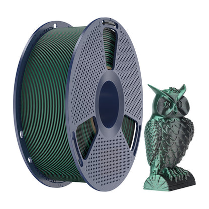 Sunlu PLA+ Silk Dual Color Filament (Black and Green)_1