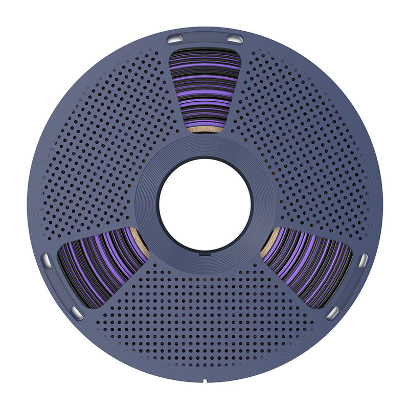 Sunlu PLA+ Silk Dual Color Filament (Black and Purple)_2