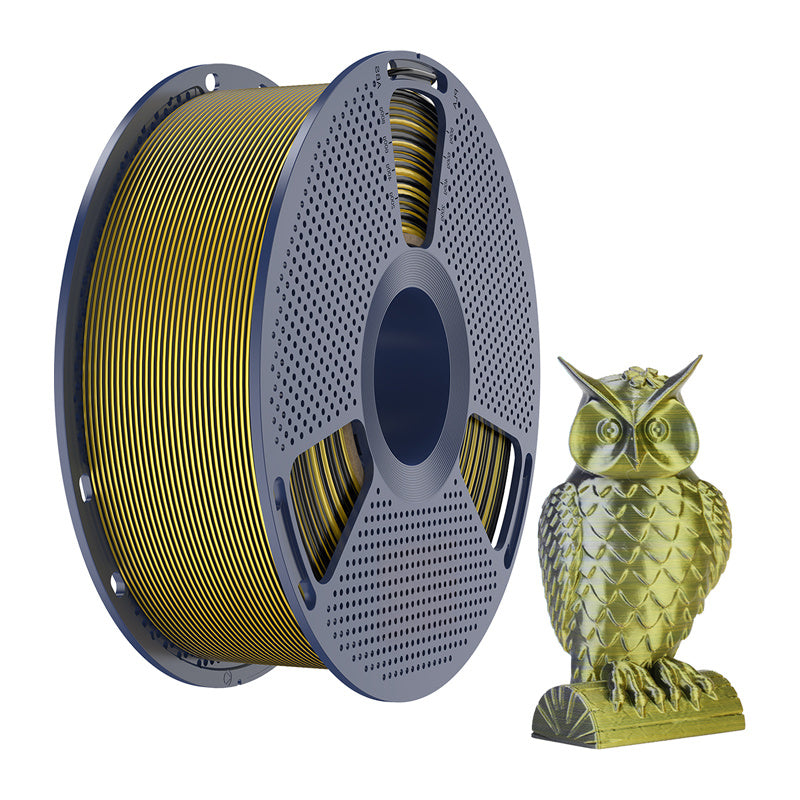 Sunlu PLA+ Silk Dual Color Filament (Black and Gold)_1