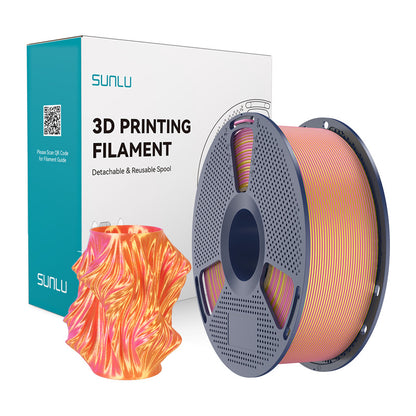 Sunlu PLA+ Silk Dual Color Filament (Pink and Gold)_0
