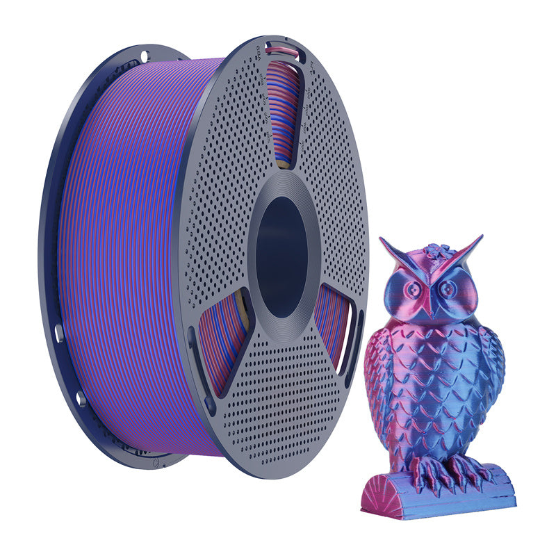 Sunlu PLA+ Silk Dual Color Filament (Red and Blue)_1