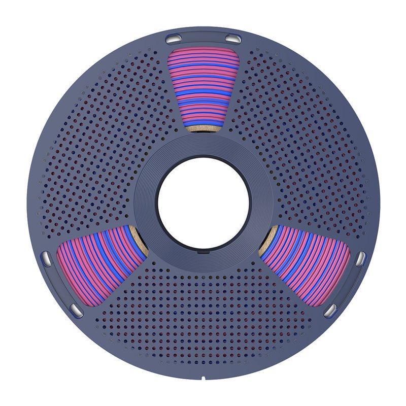 Sunlu PLA+ Silk Dual Color Filament (Red and Blue)_2