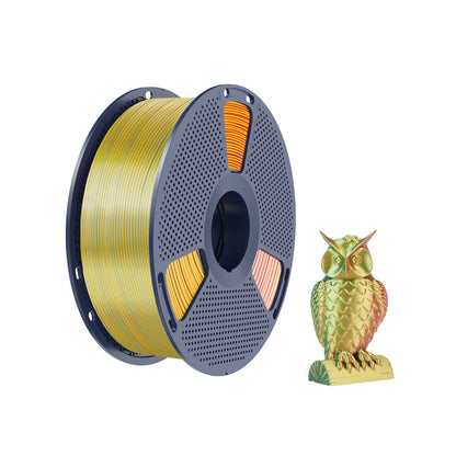 Sunlu PLA+ Silk Tri-Color Filament (red, yellow, and green)_1