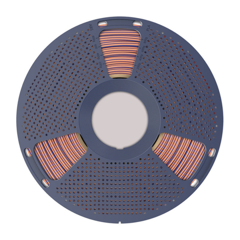 Sunlu PLA+ Silk Tri-Color Filament (orange, blue, and green)_2