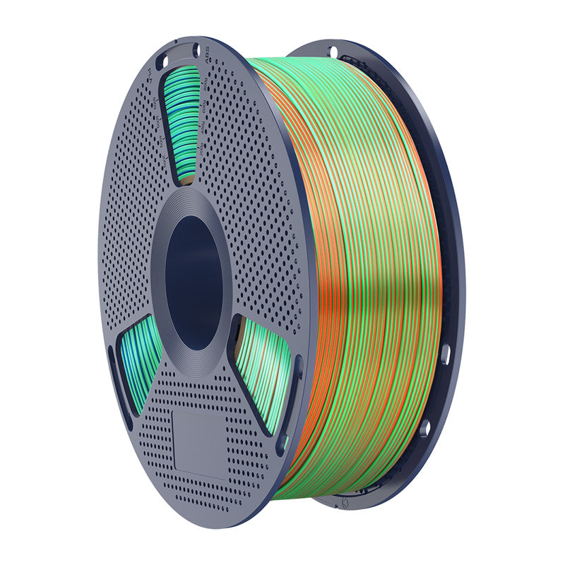 Sunlu PLA+ Silk Tri-Color Filament (orange, blue, and green)_3