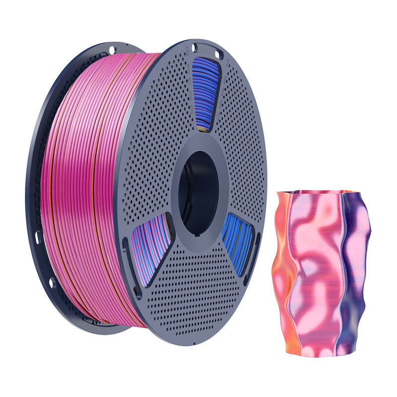 Sunlu PLA+ Silk Tri-Color Filament (red, yellow, and blue)_1