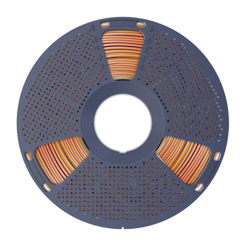 Sunlu PLA+ Silk Tri-Color Filament (red, yellow, and blue)_2