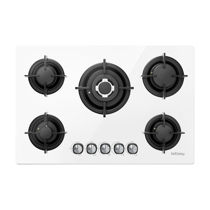 ISEASY MGBG-775 gas hob with 5 burners (white)_0