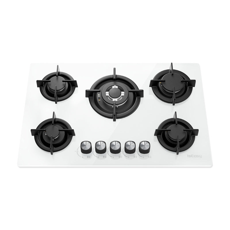 ISEASY MGBG-775 gas hob with 5 burners (white)_2