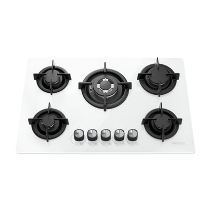 ISEASY MGBG-775 gas hob with 5 burners (white)_2