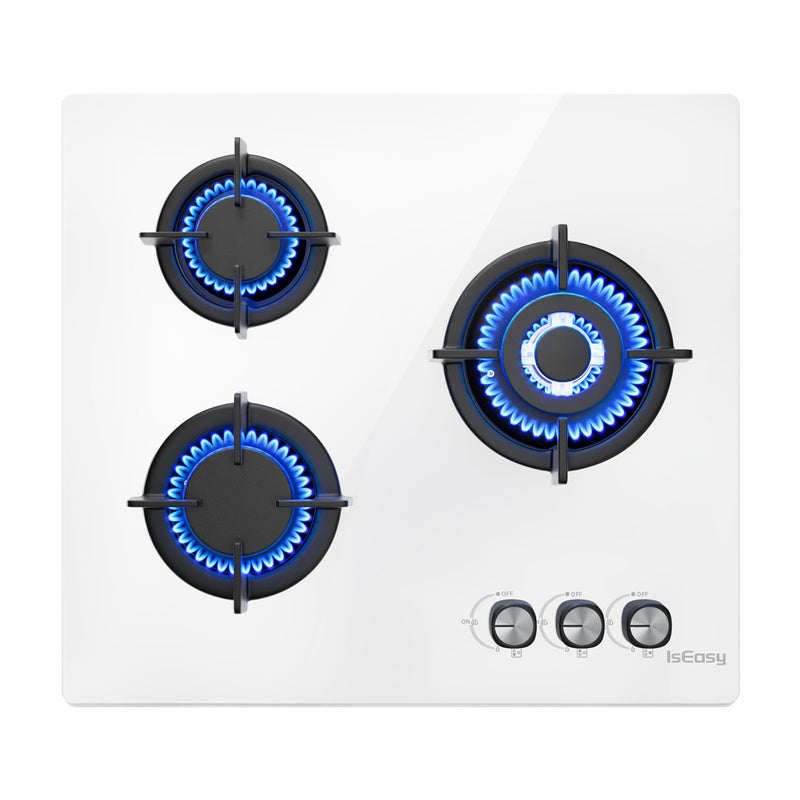 ISEASY MGBG-603 gas hob, 3 burners (white)_1