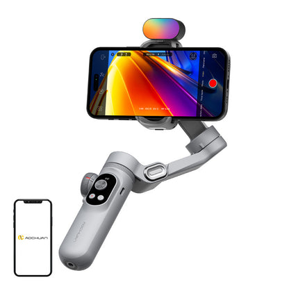 AOCHUAN X Pro Gimbal with RGB Lighting (Gray)_0