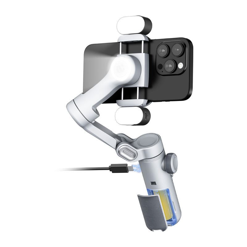 AOCHUAN X Pro Gimbal with RGB Lighting (Gray)_3