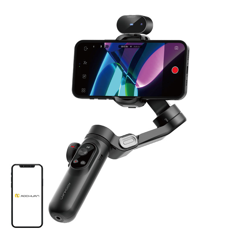 AOCHUAN X Pro Gimbal with AI Sensor (Black)_0