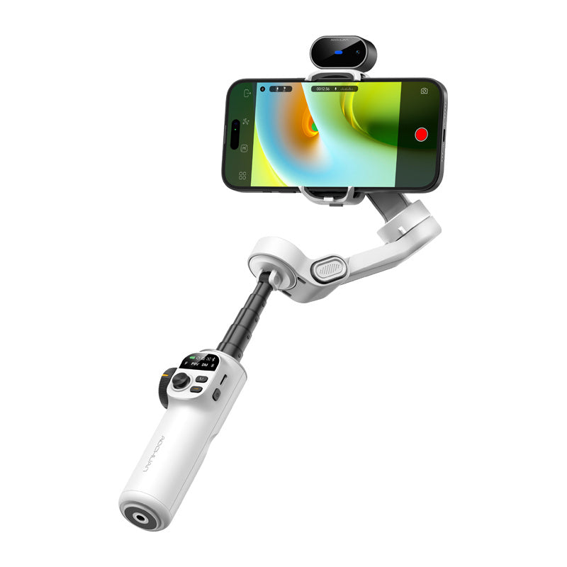 AOCHUAN X2 Gimbal with AI Sensor (White)_1