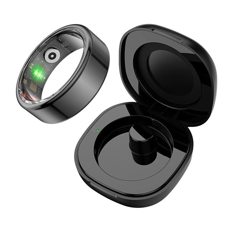 COLMI R02 Smart Ring, size 12, 21.3 mm (black) + charging case_0