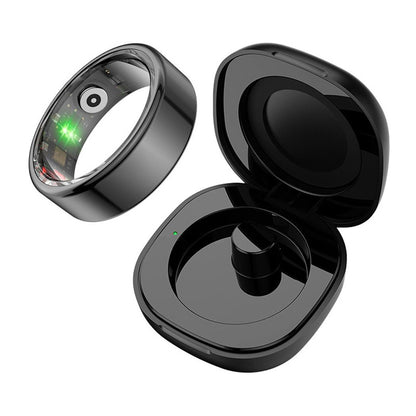 COLMI R02 Smart Ring, size 8, 18.1 mm (black) + charging case_0