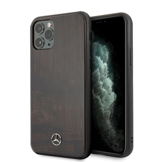 Mercedes Wood Line Rosewood case for iPhone 11 Pro - brown_0