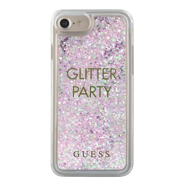 Guess GUHCP7GLUQPU iPhone 6/7/8 /SE 2020 / SE 2022 purple/purple hard case Liquid Glitter Party_0