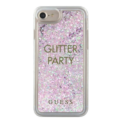 Guess GUHCP7GLUQPU iPhone 6/7/8 /SE 2020 / SE 2022 purple/purple hard case Liquid Glitter Party_0
