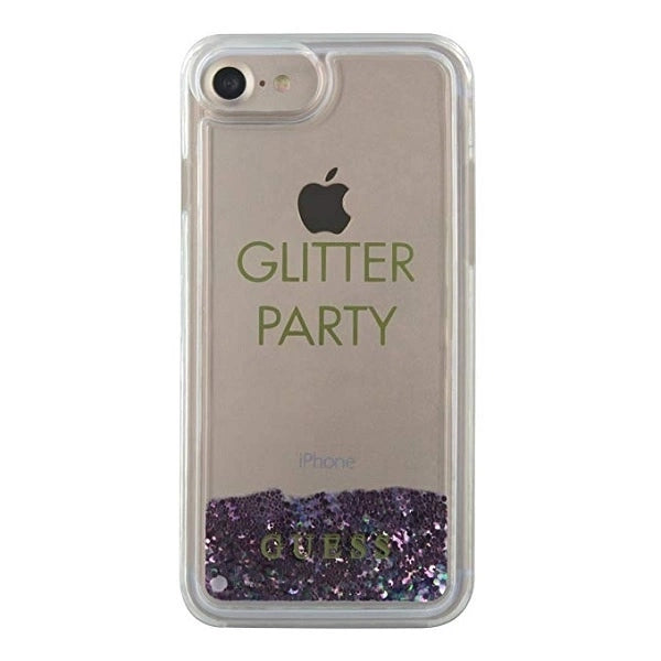 Guess GUHCP7GLUQPU iPhone 6/7/8 /SE 2020 / SE 2022 purple/purple hard case Liquid Glitter Party_1