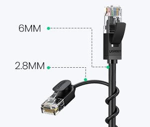 Ugreen cable internet network cable Ethernet patchcord RJ45 Cat 6A UTP 1000Mbps 1m black (70332)_9