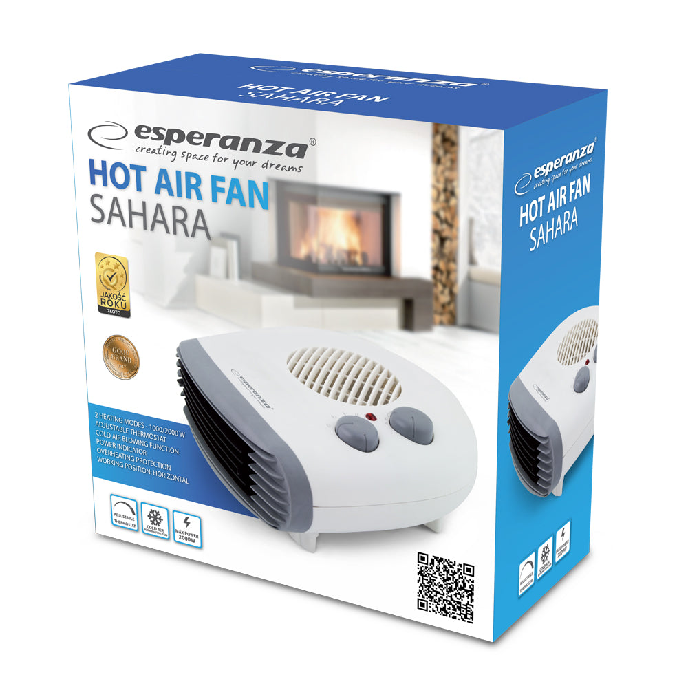 Aquecedor Termoventilador Esperanza 1000/2000W Sahara