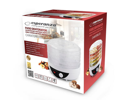 Esperanza Desidratador Alimentos (Frutas, cogumelos, Legumes) EKD002 250W