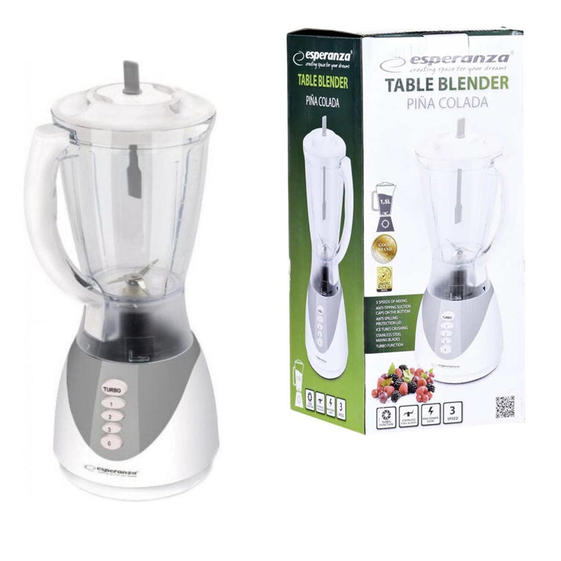 Liquidificadora Esperanza Ekm023E 350W 1.5L Branca e Cinza