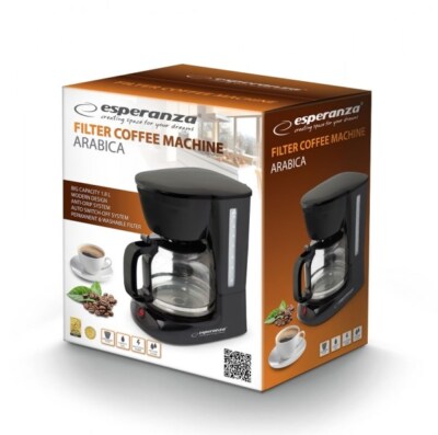 Cafeteira de Filtro Esperanza Arabica 1.8L EKC005