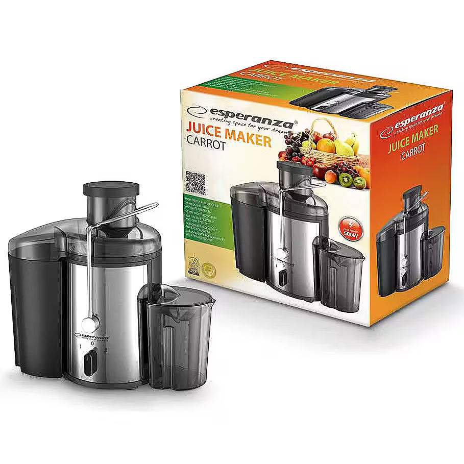 Centrifugadora Esperanza CARROT 500W para Frutas e Legumes