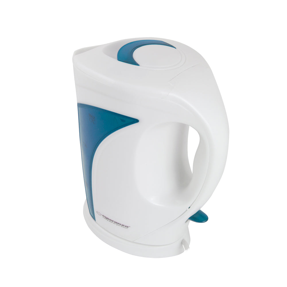 Chaleira Elétrica Esperanza IGUAZU 1.7L Branca e Azul