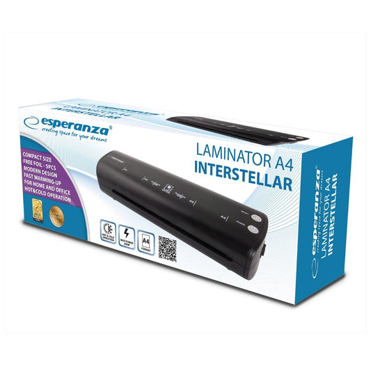 Máquina de Plastificação Laminadora Esperanza EFL004 Preta