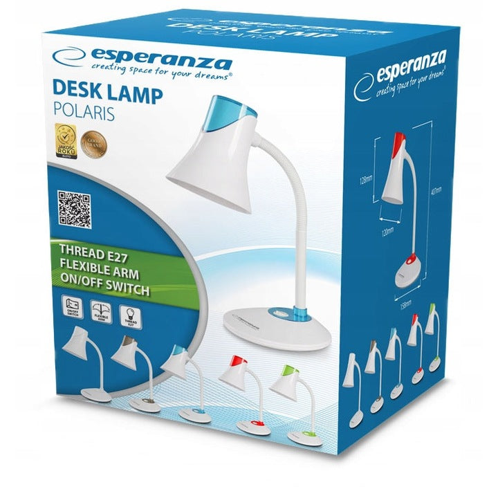 Candeeiro de secretária Polaris Green, Esperanza / E27 / LED / 12W / Verde