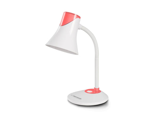Candeeiro de secretária Polaris, Esperanza / E27 / LED / 12W / Branco e Vermelho