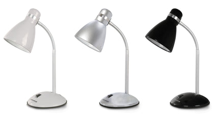 Candeeiro de secretária Alkes, Esperanza / E27 / LED / 12W / Branco