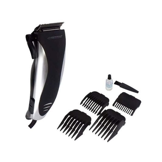 Máquina de Cortar Cabelo ESPERANZA Gallant Preta Cinza EBC005