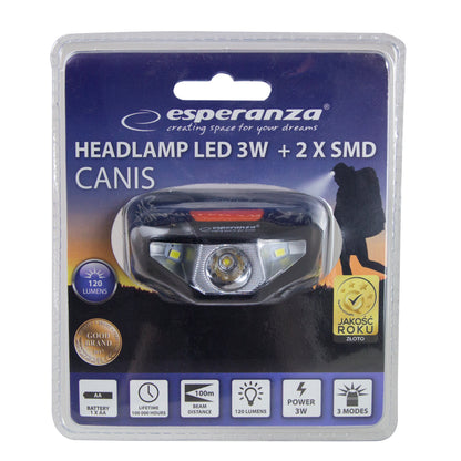Lanterna de Cabeça LED 3W Esperanza