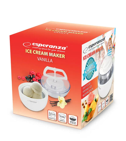 Máquina de Gelados Esperanza VANILLA 0,6L Branca