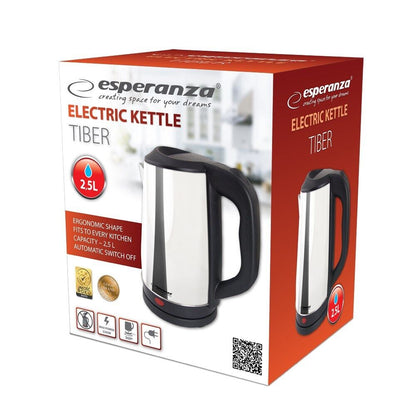 Chaleira Elétrica Esperanza Tiber Inox 2.5L 2200W